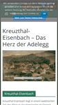Mobile Screenshot of kreuzthal.de